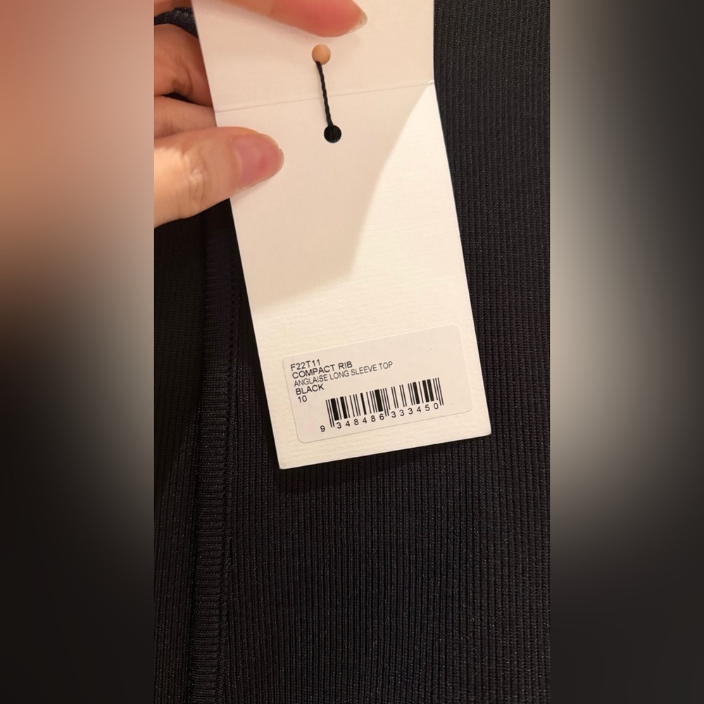 Christopher Esber Anglaise Long Sleeve Top Black - Picture 8 of 11